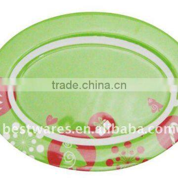 Best selling melamine oval cook dinner dish plates