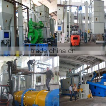 Overseas Third Party Support Available Wood Granulator Processing Line