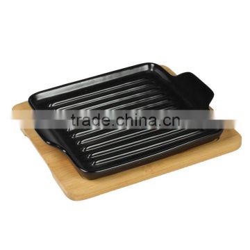 Square Steel Baking Plate for Kitchen bbq set