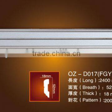 PU plain panel moulding/PU crown moulding for Home&Interior material
