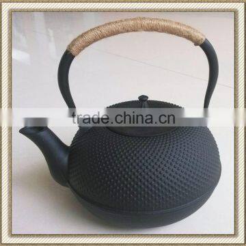 1.2L/42.5oz Zen Tetsubin cast iron teapot Black