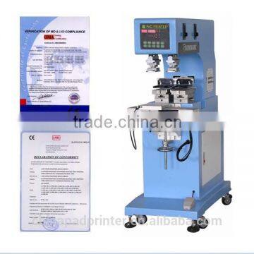 Sealed ink cup 2 color pad printer LC-PM2-250T