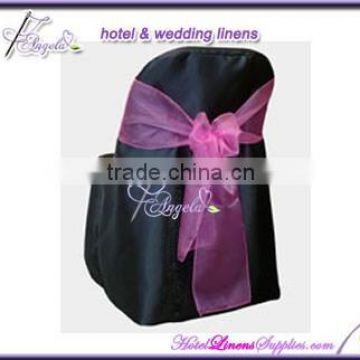 black satin folding chair covers for folding chairs in wedding events