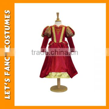 PGCC0089 Hottest !!! 2016 wholesale girls ' costume girl's fancy dress red kids fancy dress costumes rose fancy dress costumes