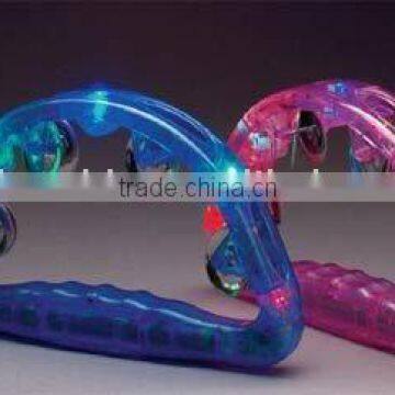 led flashing tambourine