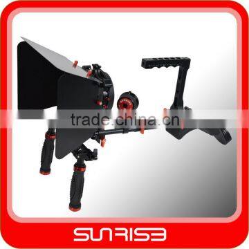 SUNRISE Shoulder Mount DSLR Rig with Follow Focus for DV Video