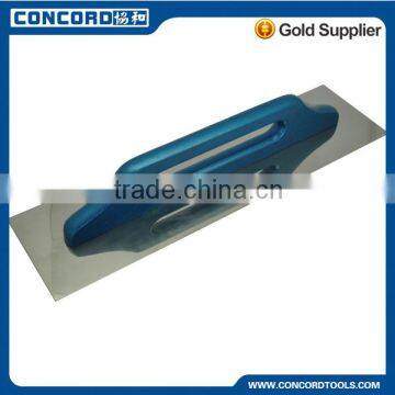 600mm Plastering trowel with Silver Blue Wooden Handle , Cement Trowel