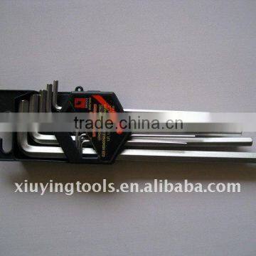 TOP Long hex key set( CRV steel)