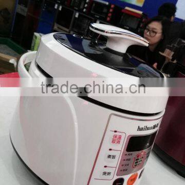 2016 New Cute Portable 2L White Black Pink Baby Multi Camping Rice Pressure Cooker Mini Travel Cookers With Handle photo-3