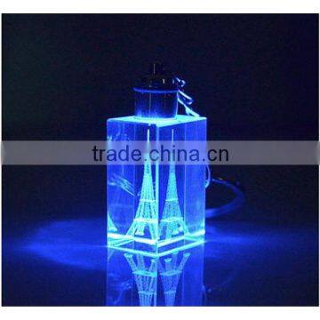 in Fashion K9 Custom LED Led Flashlight Crystal Key Chain photo-3