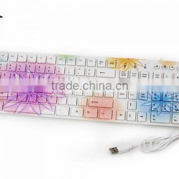 2016 Hot Sale Custom Printing Usb Keyboard With Artwork photo-2