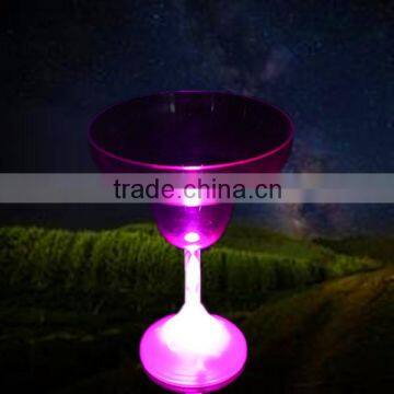 310ml modern hall led plastic martini glass