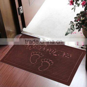 Polyester napping fabric non slip PP cut mat with PVC backing