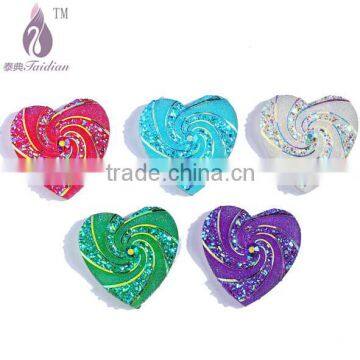 Heart Shape Loose Rhinestone ,25mm Sew On Rhinestone ,Jewelry Gemstone Beads