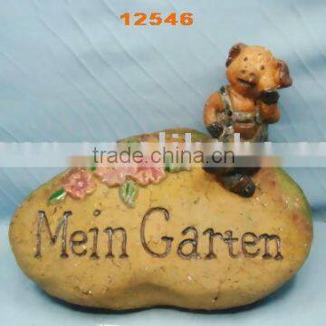 garden decoration, ceramic garden frog