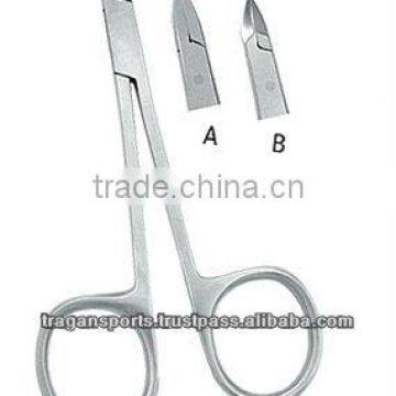 Cuticle Nipper (3/4/5/mm) Scissors Rings Size:4"