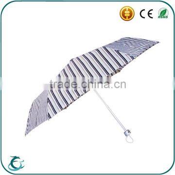 Hot sale 3 fold waterproof fabric for wholesale clear umbrella