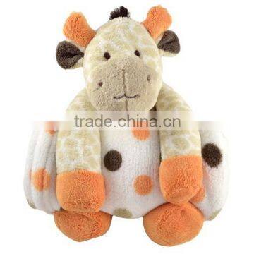 plush animal pillow blanket/travel kit blanket pillow/blanket pillows