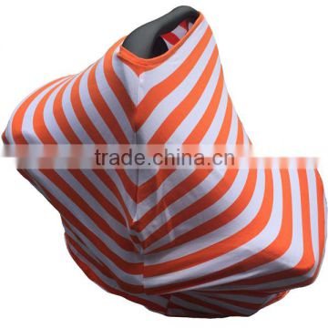 2016 Europe Fashion Luxurious Super Soft Orange Stretchy Canopy Car Seat Cover