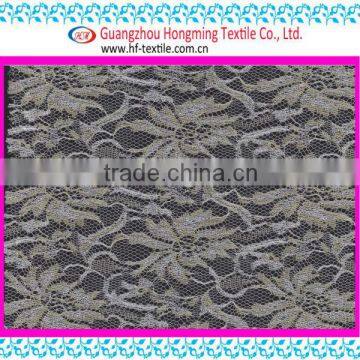 tricot jacquard lace fabric for women's wear