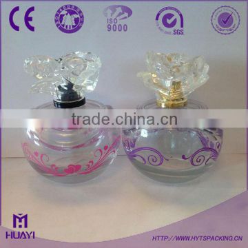 new style fancy coloring wholesale glass perfume bottles LY-4024Hlyyf