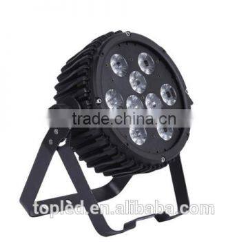 66W outdoor stage lighting 9*5-in-1 RGBWA LED slim par sound active outdoor led par IP66