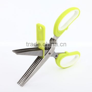 The high quality stainless steel kitchen herb scissor