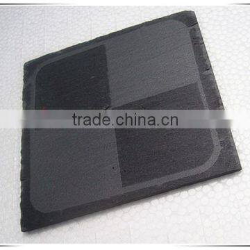 Eco-Friendly Customized Succinct Slate Square Coaster photo-3