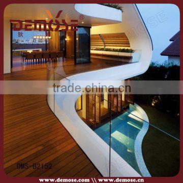 frameless glass railing | tempered glass panel price