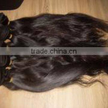 Human hair Machine Double weft