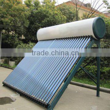 Integrated Evacuated Tube Pressurized Solar Water Heater