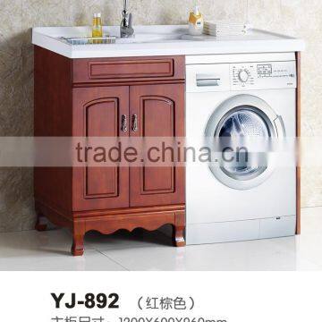 Simple Design! Waterpproof Solid Wood Low Price Modern Bathroom Cabinet photo-5