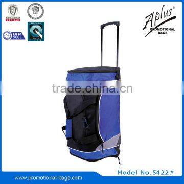 2015 travel travelling duffel luggage storage trolley bag with wheels