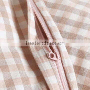 100% Washed Yarn Dyed Cotton Grid Fabric