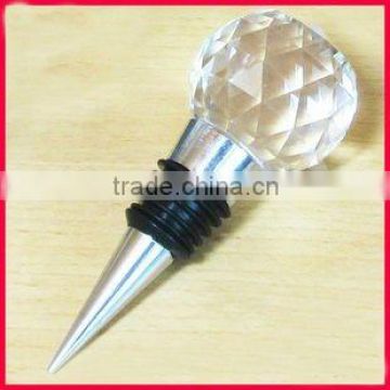 crystal golf ball wine stopper