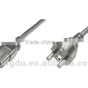 power cord with Schuko/IEC C13 connector