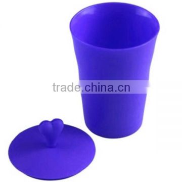 Heat resistant dishwasher safe silicone baby water cup