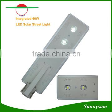 60w Integrated Solar LED Street Light All In One Led Street Light