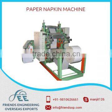 High Speed Automatic Paper Napkin Making Machine at Affordable Price