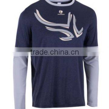 Spring Wear Mens Long Sleeve Running Shirt