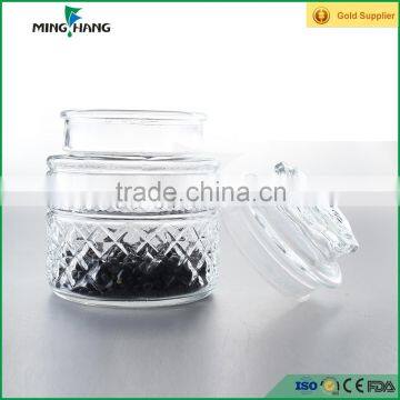 500ml wide mouth glass storage jar for food