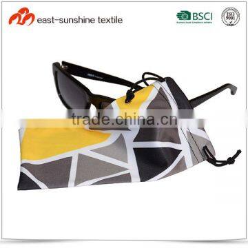 Custom Full Color Printing Microfiber 3D Glasses Drawstring Bag                        
                                                Quality Choice