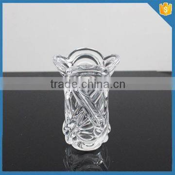 Clear Crystal Trumpet Glass Vase photo-2