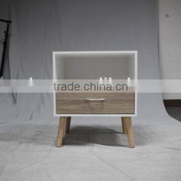 MDF side table stand wood handle mordern furniture