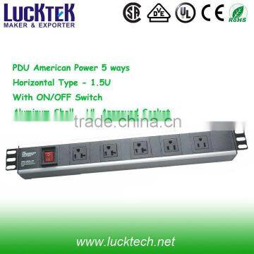 PDU rack power panel Aluminum Shell