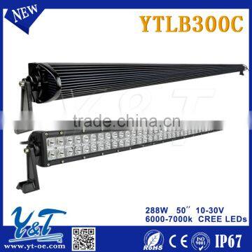 Wholesale 300W 52 inch offroad double row bent car led light bar