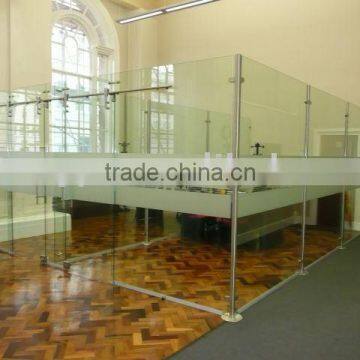 glass office partition system