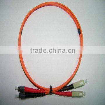 Multimode Duplex FC-SC Optical Fiber Patch Cord 2.0mm 1M