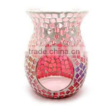 Beautiful Mosaic Glass Incense Burner/Candle Holder