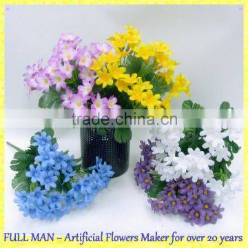 Artificial Decorative Mini Flower Bouquet H25cm White Forget Me Not Flower